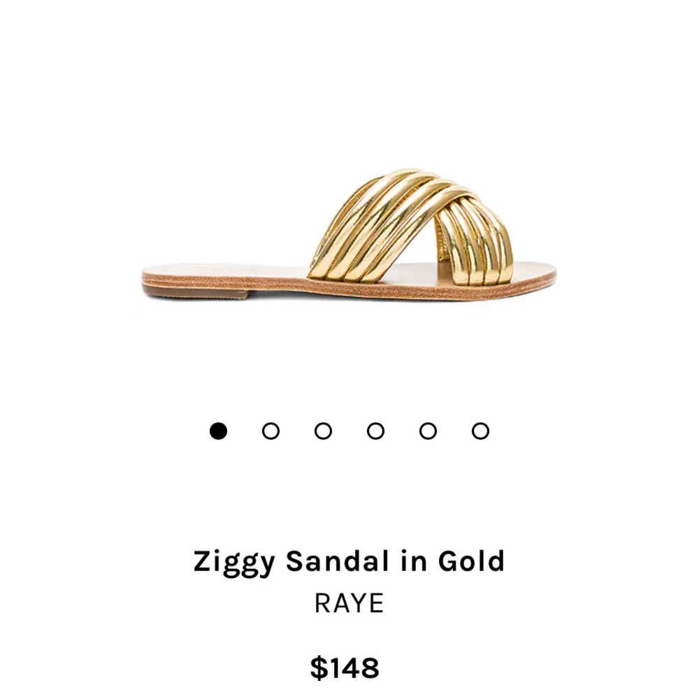 Gold Sandal 8.5